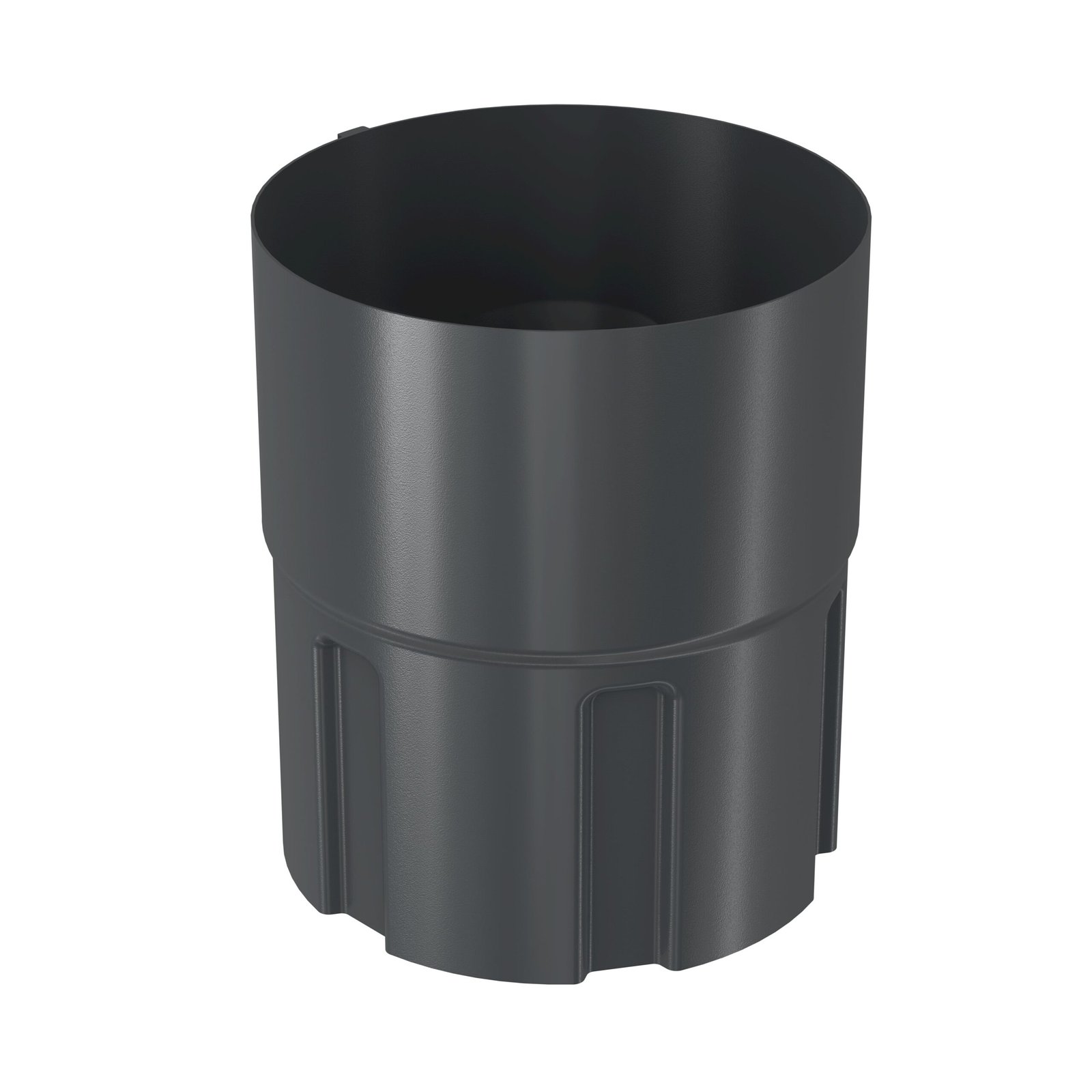 Муфта труби BRYZA STAL 100мм графіт Муфта труби BRYZA STAL 100мм графіт