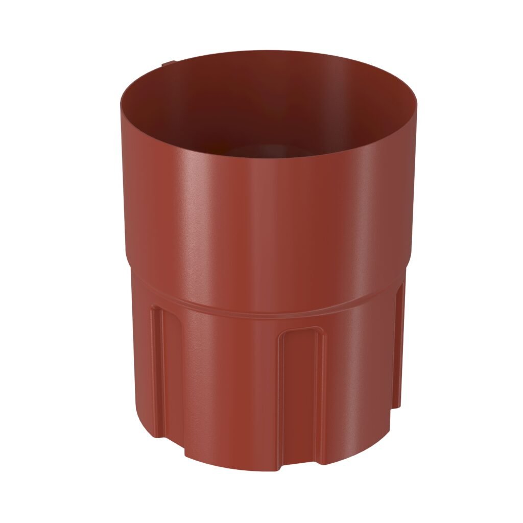 Муфта труби BRYZA STAL 100мм цегляний