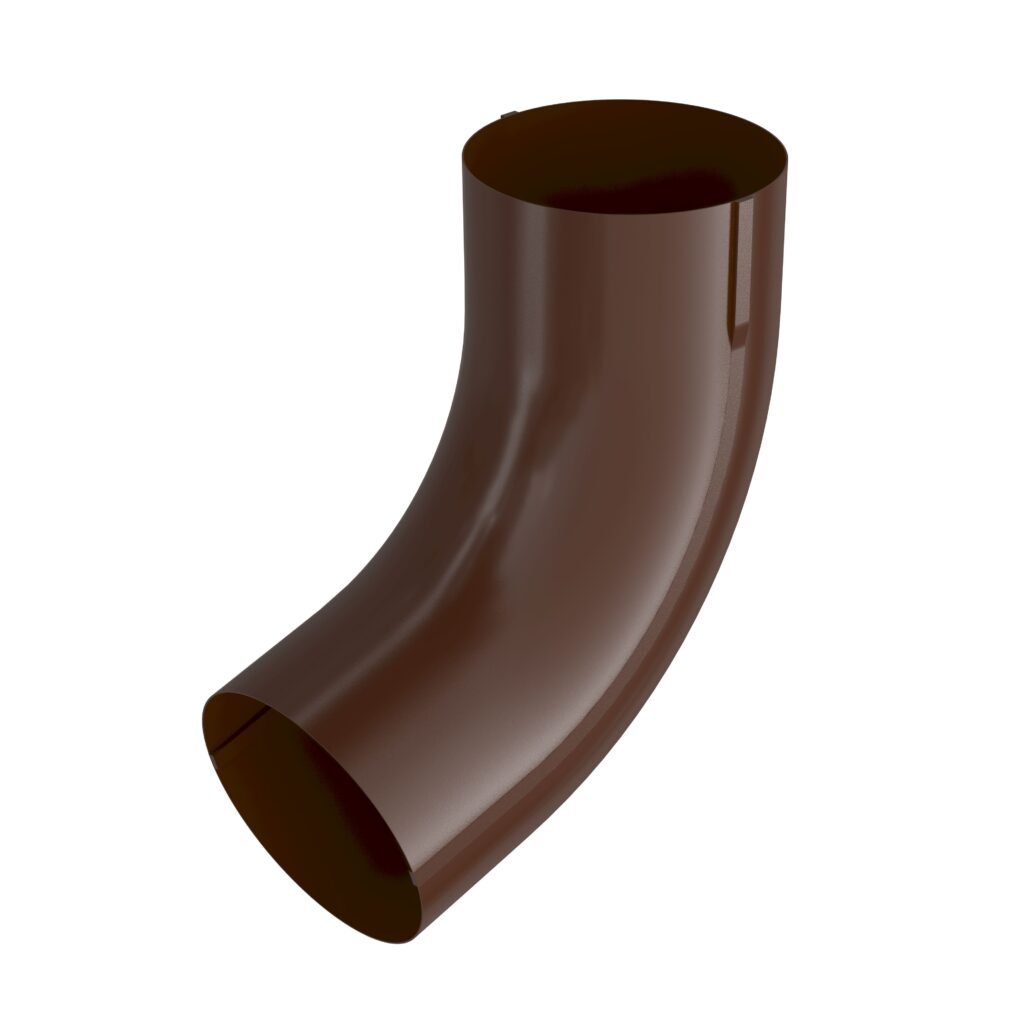 Коліно 72° BRYZA STAL 100мм коричневий