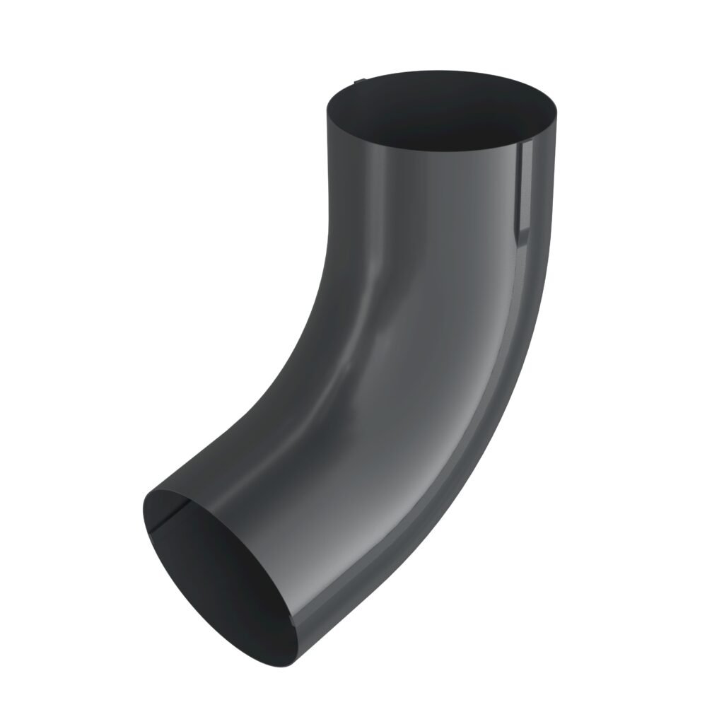 Коліно 72° BRYZA STAL 100мм графіт