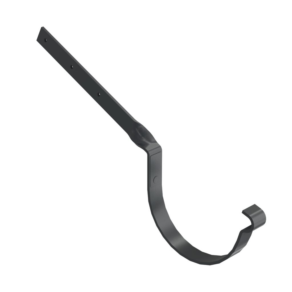 Кронштейн ринви зігнутий BRYZA STAL 150мм графіт