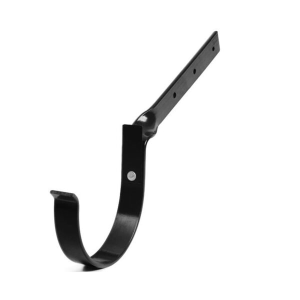 Кронштейн ринви зігнутий BRYZA 125мм чорний