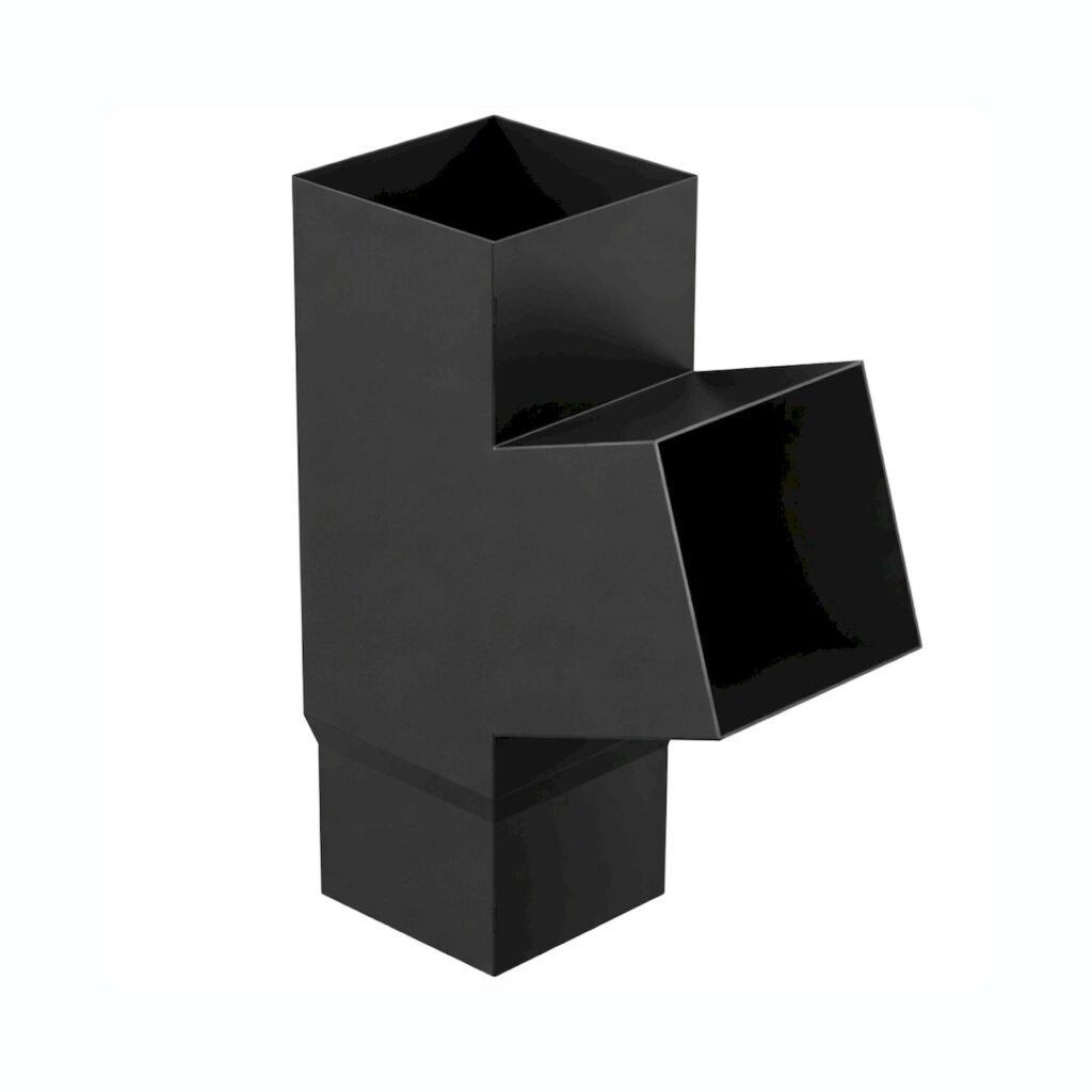 Трійник сталевий Galeco QSTALYO PRO 80x80mm/72°