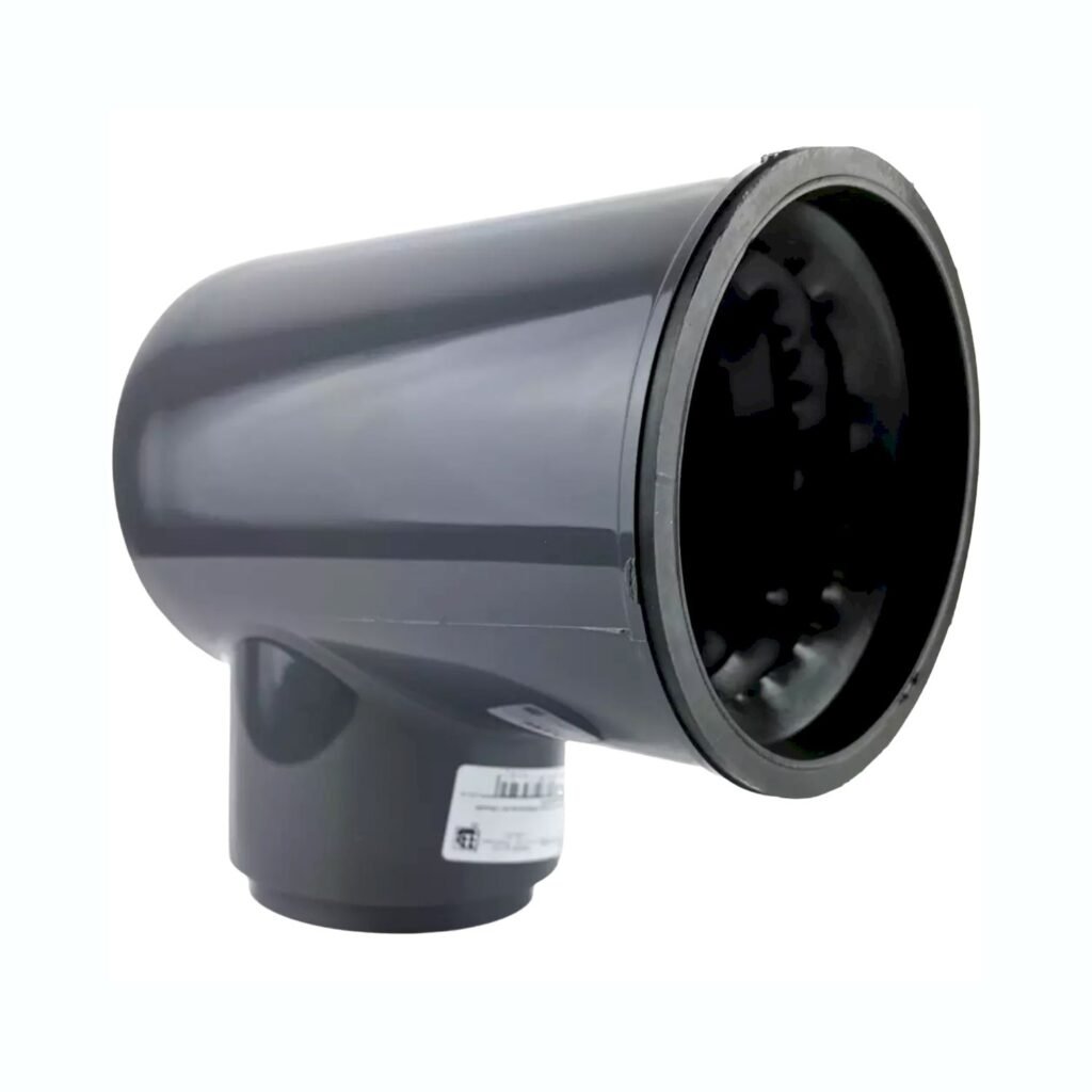 Перехідник акриловий для круглої труби 110mm/90-100mm